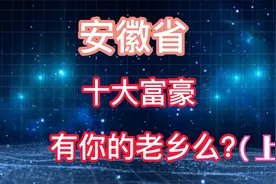 安徽省十大富豪，看看有你的老乡么？（上）视频封面