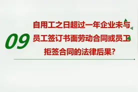 自用工之日超过一年未与员工签订书面劳动合同的法律后果？视频封面
