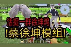 【一起神吐槽】我的世界蔡徐坤模组！我抓到了一群徐坤鸡！！！