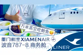 小白鹭的体验物有所值吗？厦门航空波音787-8 商务舱视频封面