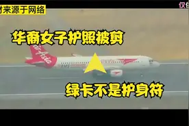 美国绿卡不是护身符！卖国华女回国接子女，中国护照被当场剪了角视频封面