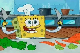 海绵宝宝只用一个鸡蛋，竟然做出纯正的蟹黄堡