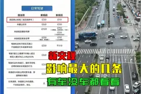 4月1日起执行新交规，这几点影响很大，有车没车都看看，避免踩坑