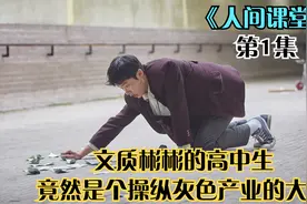 韩剧：文质彬彬的高中生，背地里却是个操纵巨大灰色产业的大佬！视频封面