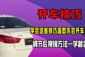学会这些技巧还愁不会开车吗，记住注意事项，即使新手也不会紧张视频封面