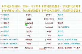 097根据词意记单词097（极，集）