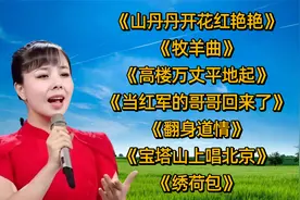 王二妮7首经典红歌赏析《山丹丹开花红艳艳》《高楼万丈平地起》视频封面