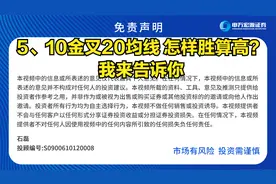 5、10金叉20均线  怎样胜算高？我来告诉你视频封面