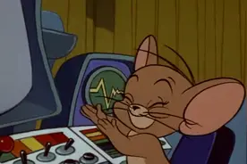 猫和老鼠：机械鼠进入奶酪，成功拿出一小块奶酪，杰瑞开心的等着视频封面