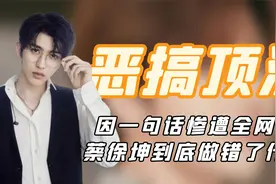 因一句话惨遭全网黑，被网友嘲成网络热梗，蔡徐坤到底做错了什么