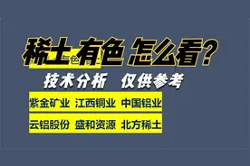 点评：紫金矿业 江西铜业 中国铝业 云铝股份 盛和资源 北方稀土视频封面
