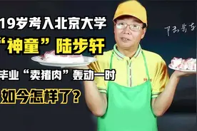 36年前，考入北大，毕业“卖猪肉”轰动一时的陆步轩，如今怎样了视频封面