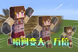 我的世界：建筑物也能被缩小？超强飞镖能改变所有生物体型！