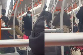 上海地铁女子挤座出言歧视外地人 黑衣大哥挺身而出霸气回怼视频封面