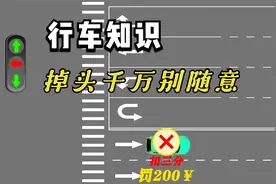 掉头时要注意道路箭头，新手特别容易犯的致命错误！要观察好路况视频封面