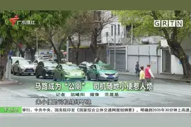 广州一马路成为“公厕” 司机随地小便惹人烦视频封面