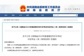 2022年湖南专升本对应专业指导目录公布！视频封面