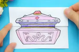 用一张纸手绘叶罗丽浮云楼盒子，打开发现真有趣！会是什么画面？视频封面