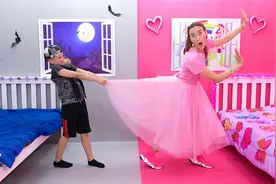 小男孩喜欢黑色，可妈妈喜欢粉色，颜色大比拼谁能获胜？