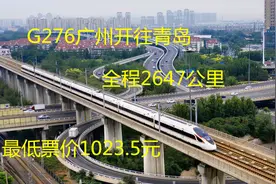 广州开往山东青岛，G276最低票价1023.5元，还有何理由不选飞机？视频封面