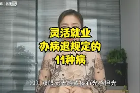 灵活就业办病退规定的11种病