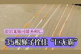 说出来你可能不信：30万吨巨轮, 竟然是靠35根绳子牢牢拴在码头上视频封面