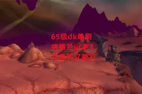 魔兽世界怀旧服：65级dk单刷纳格兰jjc老1，又能抗又能打视频封面