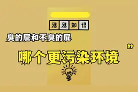 臭的屁跟不臭的屁哪个更污染环境？