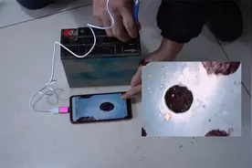 用微型摄像头，看电动车电池里面到底有什么？能不能看到电池水？视频封面