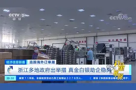 浙江多地政府出举措，真金白银助企稳岗|经济信息联播视频封面