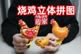 这个拼图有点意思，用鸡的各个部位拼成完整的鸡，分解过程更有趣视频封面