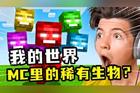 我的世界：MC里的稀有生物？能隐形的蜘蛛，没有山羊角的山羊