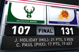 NBA全场集锦：雄鹿107-131太阳 保罗19助攻率队四连胜视频封面