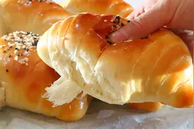 我在做这些的时候学会了一项技术！简单容易的面包食谱,柔软好吃