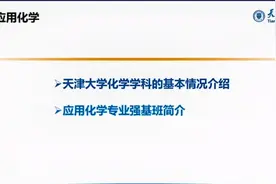 天津大学应用化学专业介绍视频封面