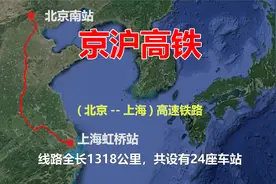京沪高铁，连接北京和上海的高速铁路，高空游览全线风景视频封面
