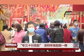 “年三十行花街”  深圳年味别具一格视频封面