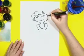 儿童简笔画：戴皇冠的公主视频封面