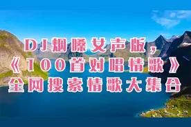 DJ烟嗓女声版，精选《100首对唱情歌》全网搜索情歌大集合视频封面