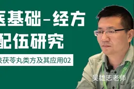 中医基础-经方配伍研究-桂枝茯苓丸类方及其应用02 吴雄志老师视频封面