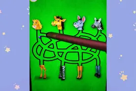 趣味小游戏：让动物的头部都回到对应的身体上，快来看看吧视频封面