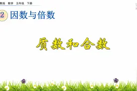 五年级下册数学《质数和合数》，提前学习数学，打好数学基础视频封面