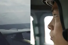 轰炸机超低空掠海飞行是什么体验？飞行员打趣：像坐在飞机上洗脚