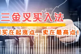 《三金叉买入法》：学会此方法，股票买在起涨点，卖在最高点！视频封面