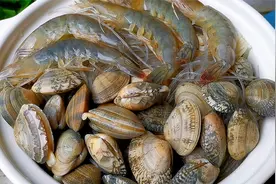 这才是大虾和花蛤好吃的做法，我家一周吃6次，每次一大锅不够吃