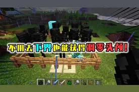 我的世界：想要凋零头颅必须去下界？其实苦力加上流浪者就能获得
