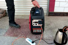 花2000多买台静音发电机，用1500瓦热水壶很轻松，感觉还是不错！视频封面