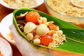 自制豪华版海鲜肉粽，软糯咸香好吃，越吃越想吃！视频封面