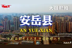 大疆航拍 中国石刻艺术之乡 中国柠檬之乡 成渝之心 安岳县