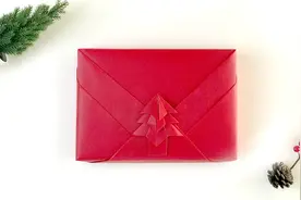 红色新年礼物包装 | 圣诞礼物包装过程 【鹿十柒Lushiqi】